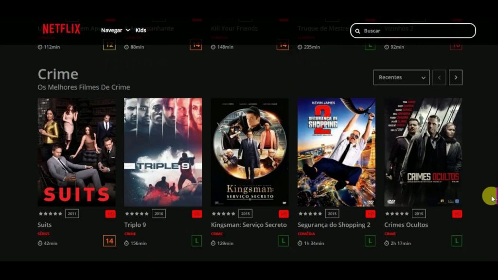 Netflix discount clone website